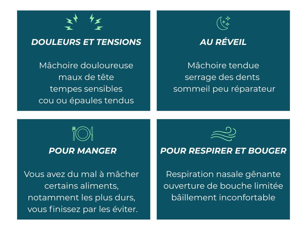 Votre mâchoire vous complique la vie ?